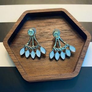 Silver Double Sided Earrings